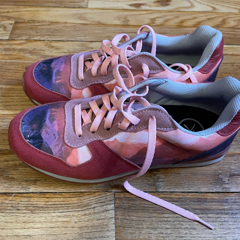 Inkkas size 9 beautiful Andes mountain mural. Only wore a few times!